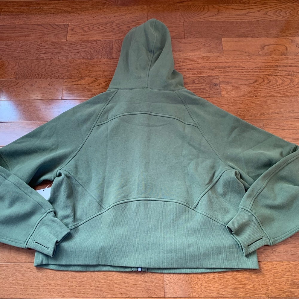 💚LULULEMON SCUBA HOODIE FULL ZIP-GREEN TWILL-M/L-XL/XXL💚 - Picture 8 of 16